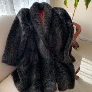 Faux Fur Coat - image 1